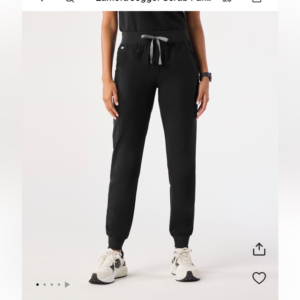 Figs Zamora Jogger Scrub Pants - Black